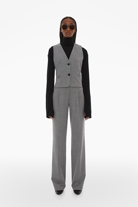 TUX VEST POLYESTER, WOOL, ELASTANE BLACK/WHITE MULTI 3