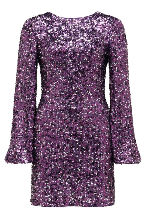 CAMDEN SEQUIN MINI DRESS PURPLE 4