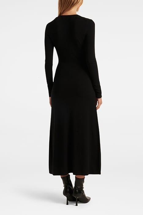 MADELYN TEAR DROP CUT OUT DRESS BLACK 2