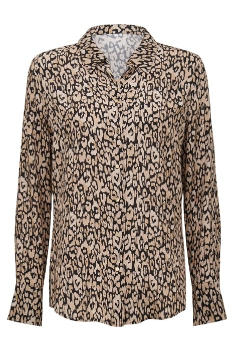 LILA LONGLINE PRINTED SHIRT PAINTERLY ANIMAL 4