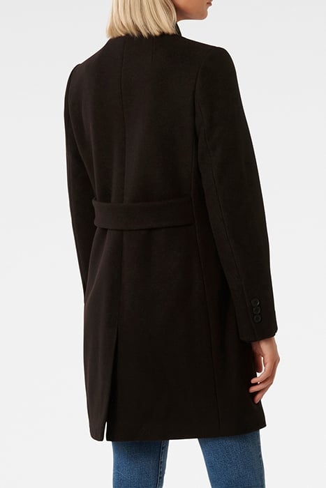 DEBBIE FUNNEL COLLAR COAT BLACK 2