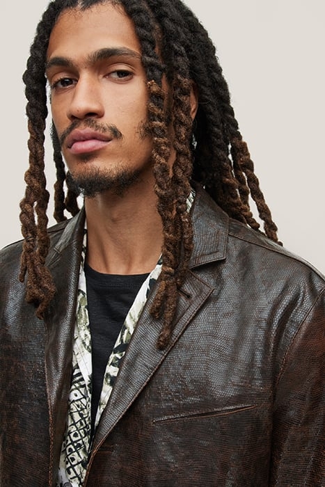 BUTTON FRONT JKT WITH SLIT CHEST POKCET CLAY BROWN 2