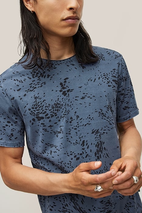 HESTER SS SWIRLING CHEETAH CREW OFFICER BLUE 2