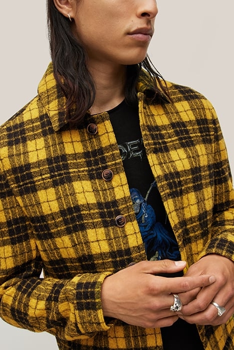 BTN DOWN BLOUSON WITH SEAM POCKETS SIDE CANARY 2