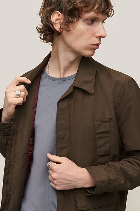 JESSIE JACKET - CONCEALED CF CLOSURE WAI WOOD BROWN 2