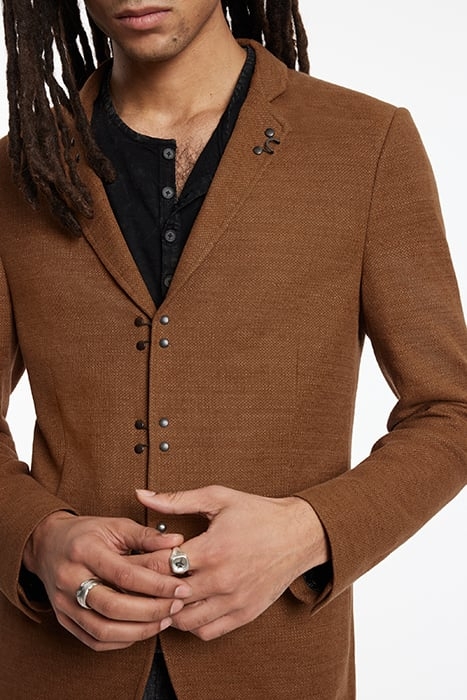 SLIM FIT CONVERTIBLE NOTCH LAPEL HOOK AN COPPER 3