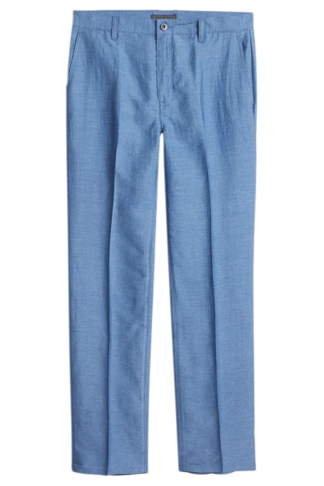 STRAIGHT FIT PANTS WITH DENIM BACK POCKE DUTCH BLUE 1