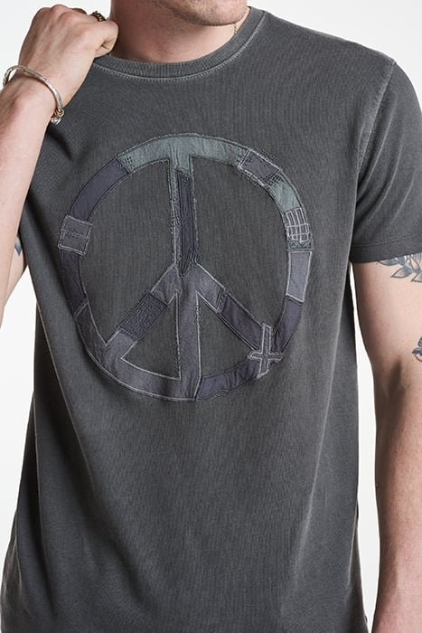 SS CREW TEE - RECONSTRUCTED PEACE COAL 3