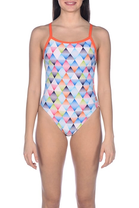 W LINEAR TRIANGLE CHALLENGE BACK ONE PIE WHITE MULTI-NECTARI 1