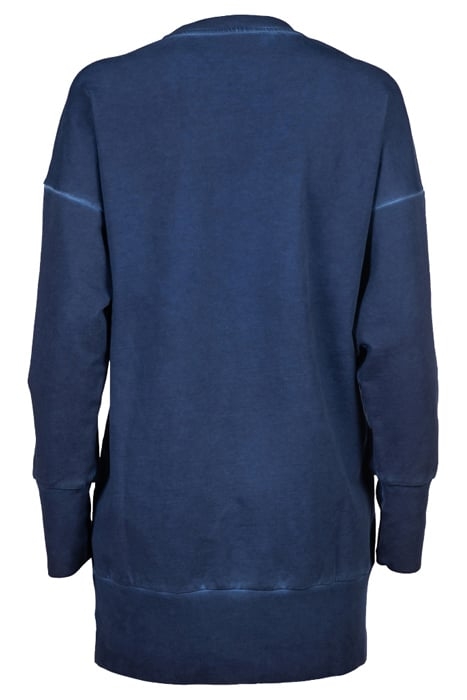 WOMEN'S ARENA ICONS OVERSIZE CREW NAVY DELAVE-NAVY-WHITE 5