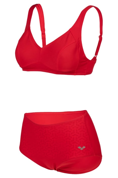 WOMEN'S BODYLIFT SWIMSUIT MANUELA TWO PI RED 6