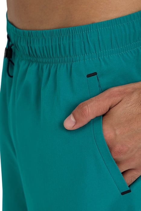 MEN'S ARENA EVO BEACH SHORT SOLID GREEN LAKE 7