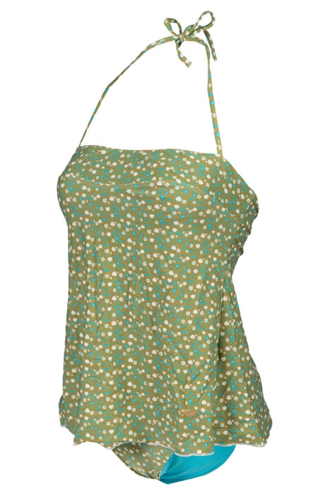 WOMEN'S ARENA TANKINI ALLOVER OLIVE MULTI 6