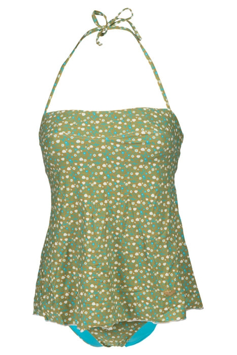 WOMEN'S ARENA TANKINI ALLOVER OLIVE MULTI 4