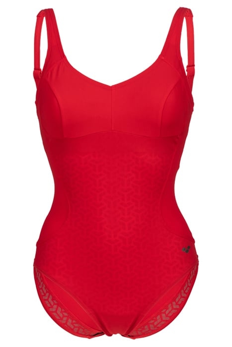 WOMEN'S BODYLIFT SWIMSUIT MANUELA U BACK RED 4