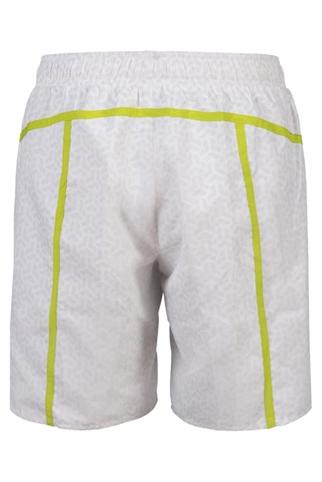 MEN'S ARENA PRO_FILE BEACH BERMUDA PRINT WHITE-SOFT GREEN 5