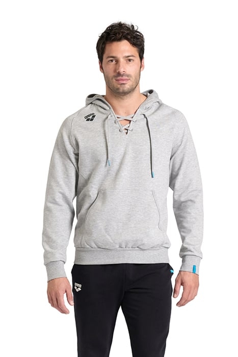 TEAM HOODED SWEAT LACED MEDIUM GREY HEATHER-LACE 2