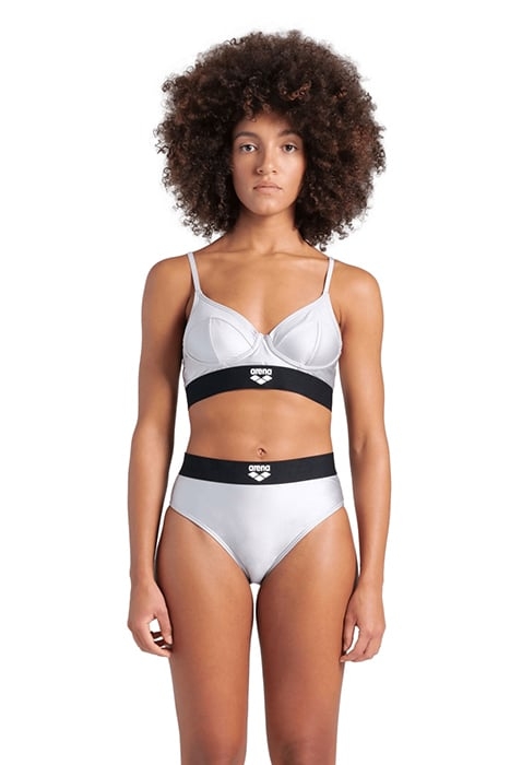 WOMEN'S ARENA BICOLORE ELASTIC BRASSIERE SILVER 1