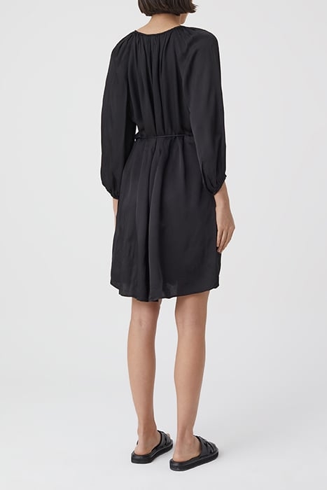 SHORT BELTED DRESS BLACK 2
