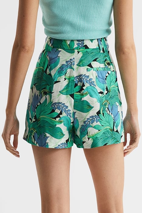 DANA-VISCOSE SHORTS AQUAMARINE 2