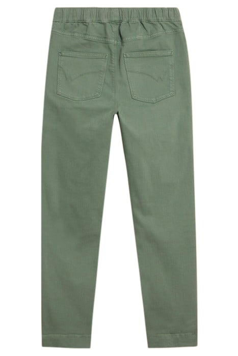 JANEY CROP JEGGING MID GREEN 2