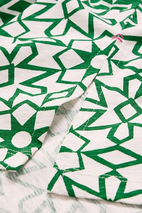 CARRIE TUNIC GREEN PRINTED 4