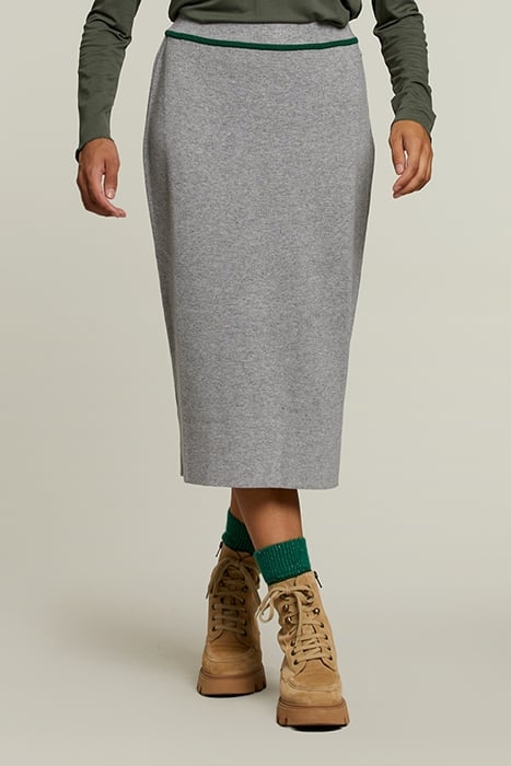 GREY MIDI SKIRT 1