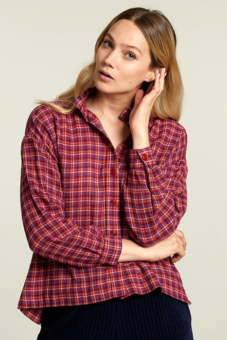 MULTI CHECKED BLOUSE 1