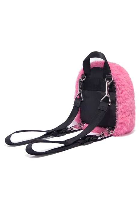 XS PINK FUR BACKPACK 2