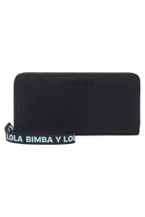 BLACK NYLON BOOK WALLET 1