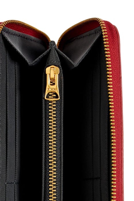 RED LEATHER BOOK WALLET 3