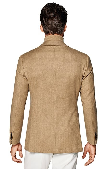 LIGHT BROWN TAILORED FIT HAVANA BLAZER 2