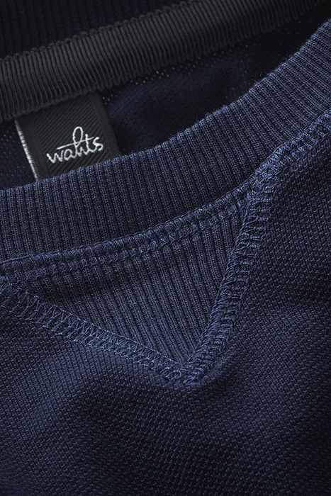 ROWE | PIQUÉ SWEATER NAVY BLUE 2