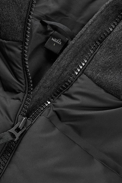 SETH | TECH NYLON PUFFER JACKET MATT BLACK 2