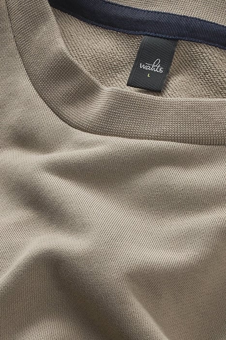 QUINT | CREW NECK SWEATER SLATE BEIGE 2