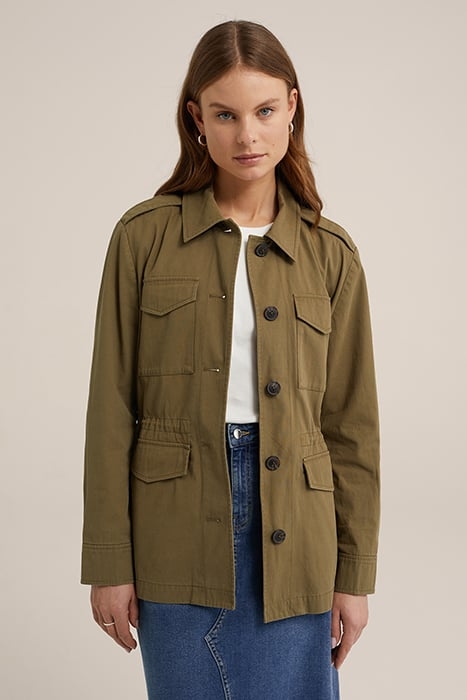 JACKET MIDLONG ARMY GREEN 1