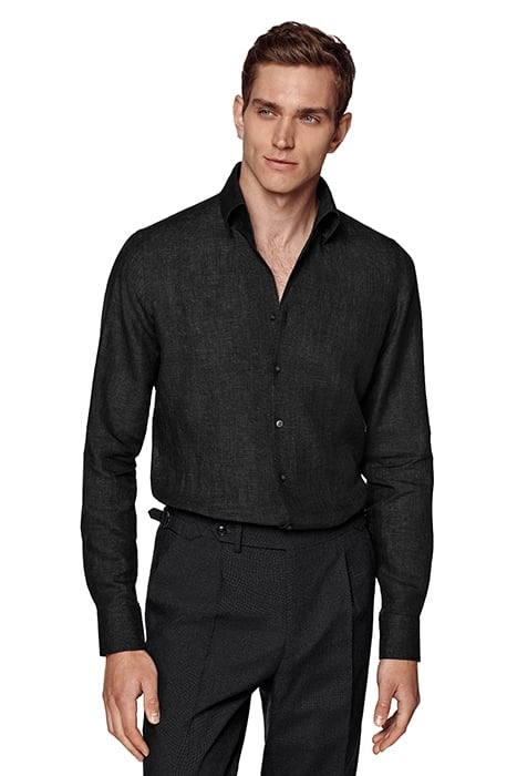 DARK GREY SLIM FIT SHIRT 1