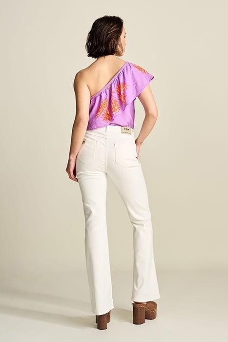 JEANS - KATE FLARE BLOOMING ECRU BEIGE 2