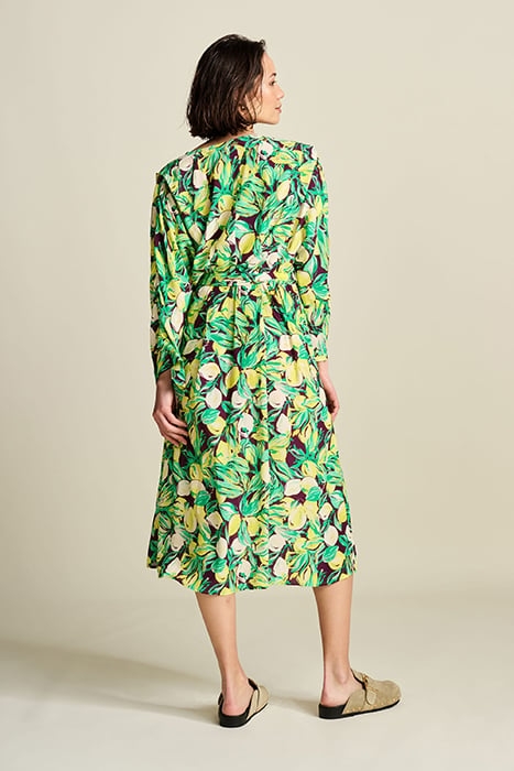 DRESS - LEMON TREE CRINKLE MULTI COLOUR 2