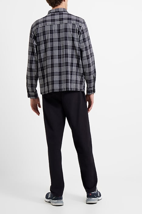PENDINE CHECK SHIRT BLACK 2