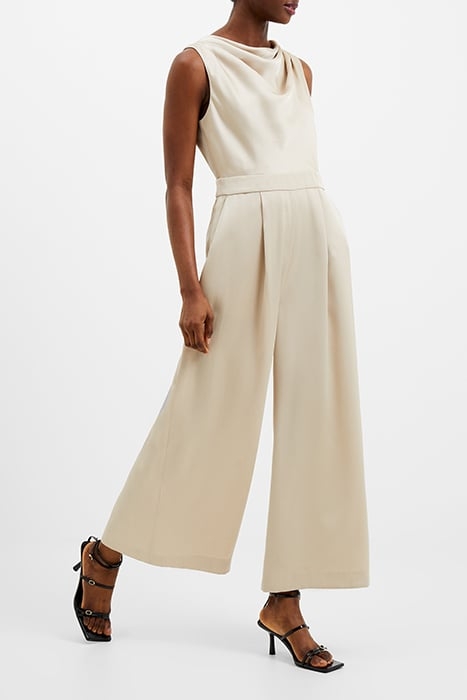 HARLOW SATIN S/LESS JUMP SUIT YELLOW 1