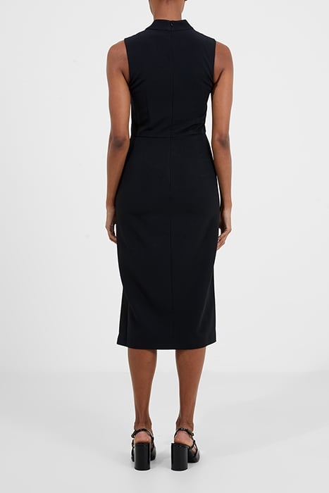ECHO CREPE MOCK NECK DRESS BLACKOUT 3