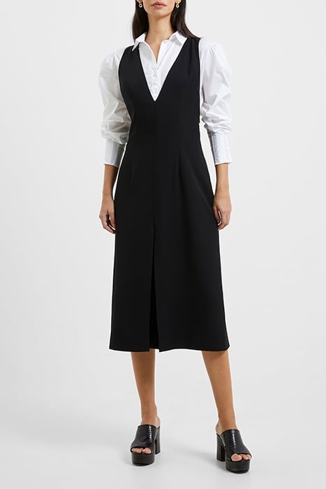 HARRY SUITING MIDI DRESS BLACK 3