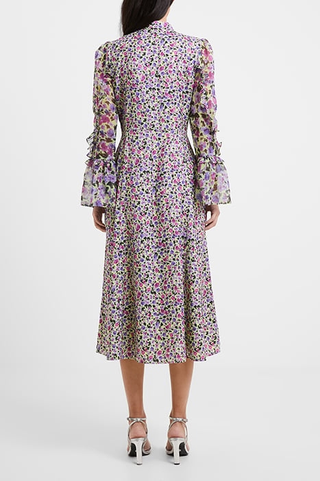 ALEZZIA ELY JACQUARD MIX DRESS SHARP GREEN 2