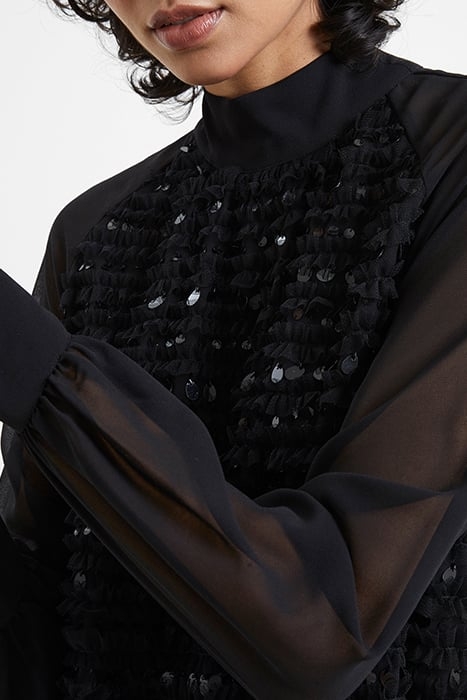 CARINA EMBELLISHED DRESS BLACK 5