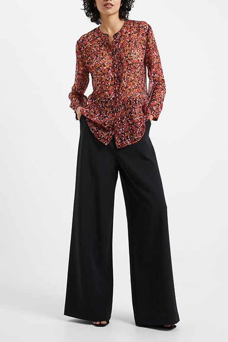 CLARA FLAVIA GRANDAD SHIRT BLACK 1