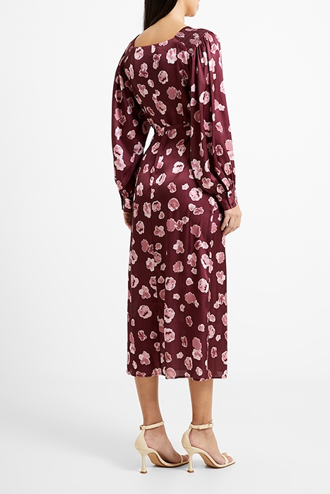 BRONWEN ALEEYA SATIN LS DRESS BROWN 6