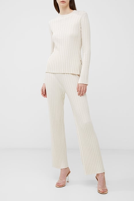 MINAR PLEATED TROUSER WHITE 7