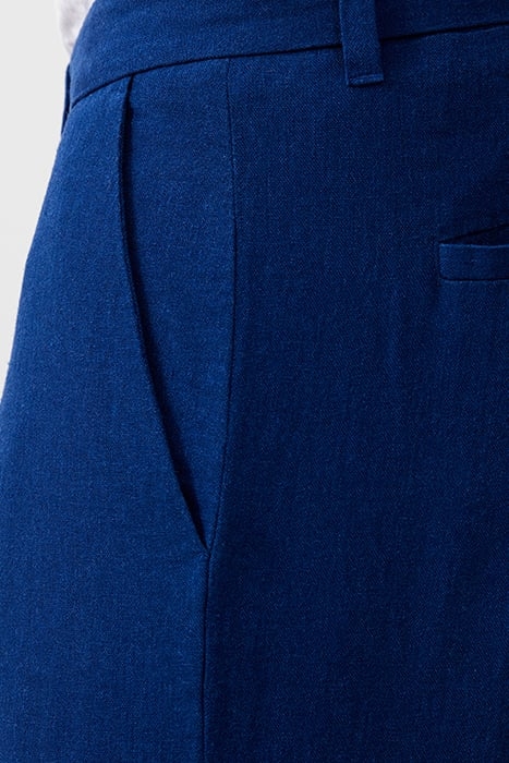 LINEN BLEND TROUSER BLUE 5