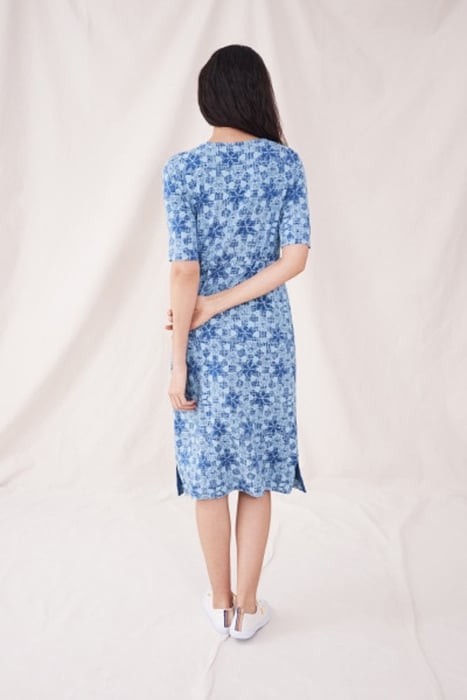 KARA ECO VERO JERSEY DRE BLUE PRINTED 2